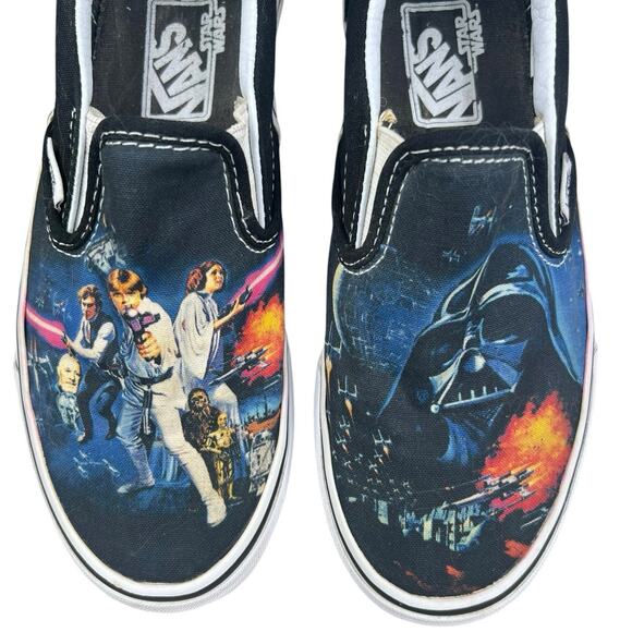 Rare Limited Edition Vans Women’s Star Wars Slip On Sneaker Size US 6 - Picture 11 of 11